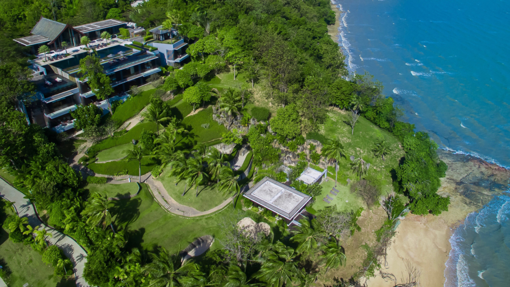 Aerial View of Villa Sawarin